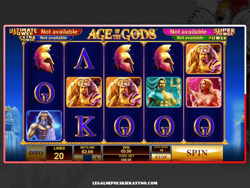 Age of the Gods slot tarixi və maraqlı faktlar