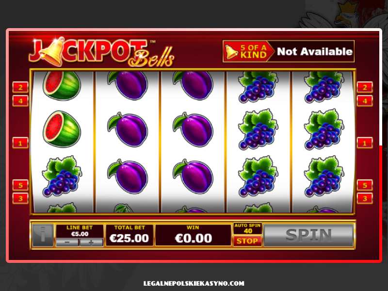 Jackpot Bells'de RTP, oynaklık, maksimum kazanç