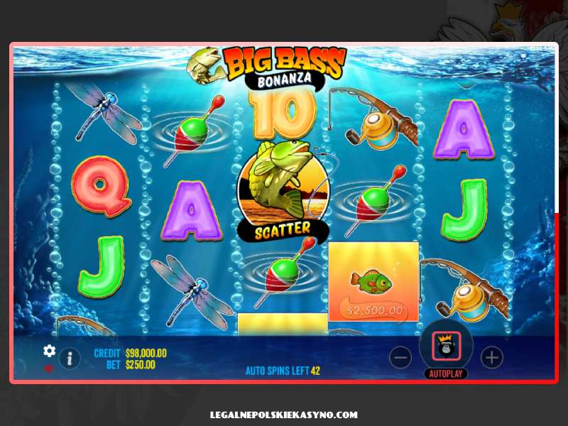 Design and gameplay of Big Bass Bonanza