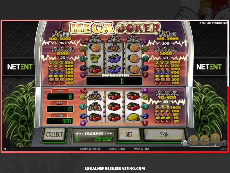 Tactics and strategies for the Mega Joker slot