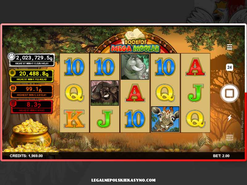 Tactics and strategies for the Mega Moolah slot